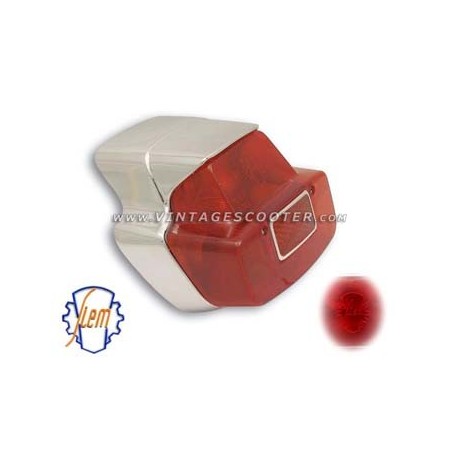 Feu arrière aluminium SIEM Vespa 125 VNB6 / 180 SS + Joint